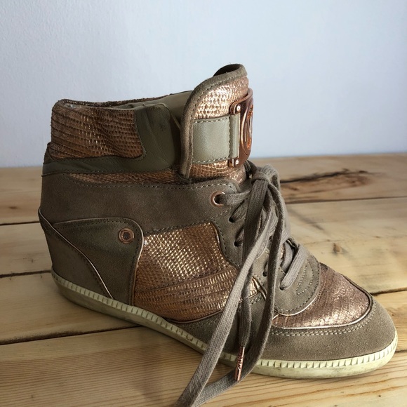 MICHAEL KORS size9 sold out Nikko II WedgeSneaker - Picture 4 of 15